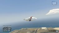 Chasing the cargo plane (Image via GTA Series Videos/YouTube)